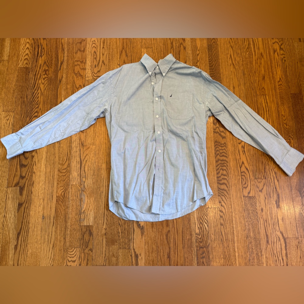 Nautica Classic Fit Shirt in Soft Blue
